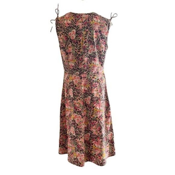 APRIL CORNELL Sleeveless V-Neck Floral Dress Size M - Picture 3 of 7